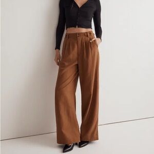 Madewell NAVY The Harlow Wide-Leg Pant Tag Size 6